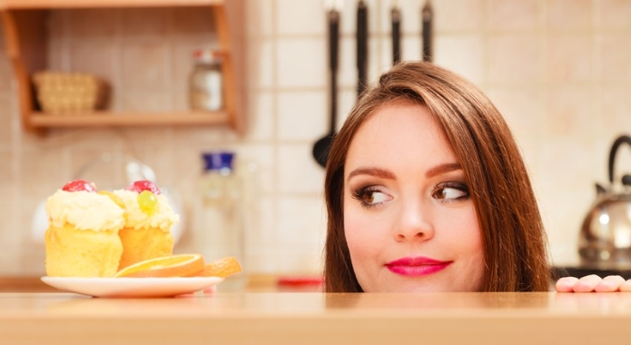 woman with sugar cravings